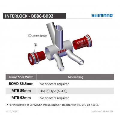 BB86 - BB92 Interlock